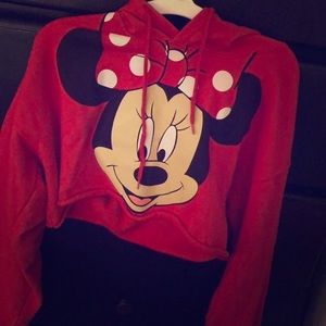 Minnie Mouse cropped sweater